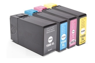 Cartridge CANON PGI-1500XL - 4 Pack CMYK Sada | Kompatibilná Náplň | Farba do Tlačiarne | Atrament | MultiPack