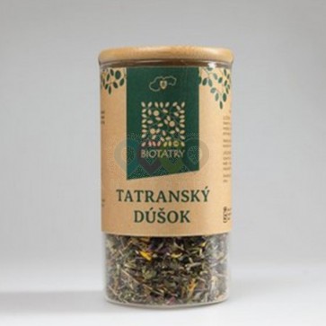 40g sypaného čaju Tatranský dúšok v elegantnej dóze