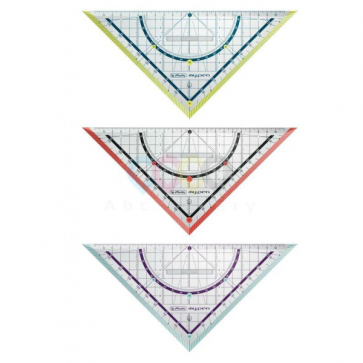 Trojuholník s uhlomerom Herlitz my.pen, 25 cm