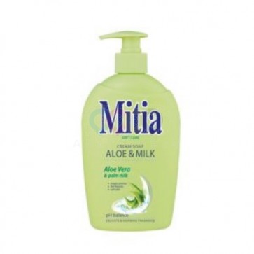 Tekuté mydlo Mitia Aloe and milk s dávkovačom 500 ml