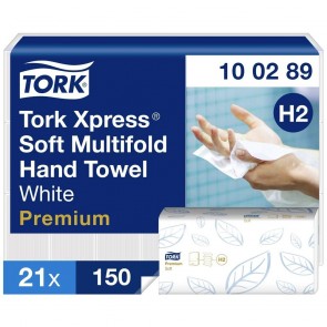 Tork Xpress® skladané utierky na ruky – jemné, 21 ks
