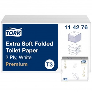 Tork Folded extra jemný toaletný papier Premium, 30 ks