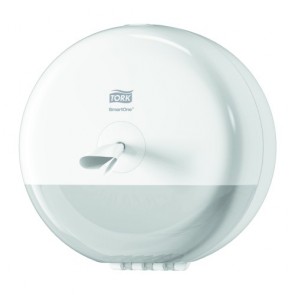 Tork SmartOne® Mini zásobník na toaletný papier v kotúči biely