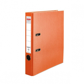 Pákový zakladač Herlitz Q.file, poloplastový, šírka chrbta 5 cm, oranžový