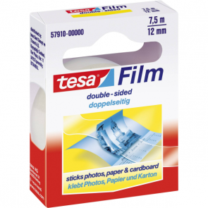 Obojstranná lepiaca páska Tesa Film, 12 mm x 7,5 m